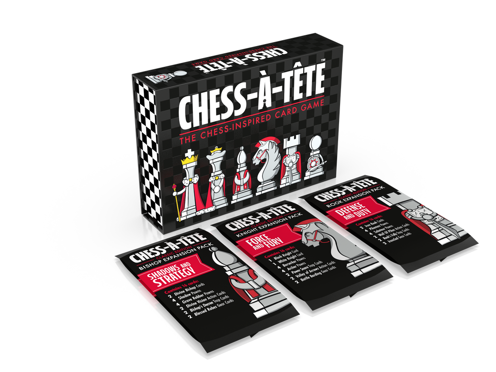 Chess-à-Tête Power Bundle: Base game + 3 Expansion packs